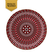 Plato Base Arcadia Red Baccarat en Porcelana